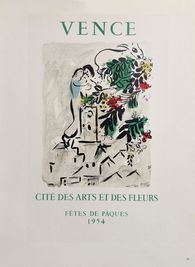 AF 1954 - Vence Cité des Arts et des Fleurs