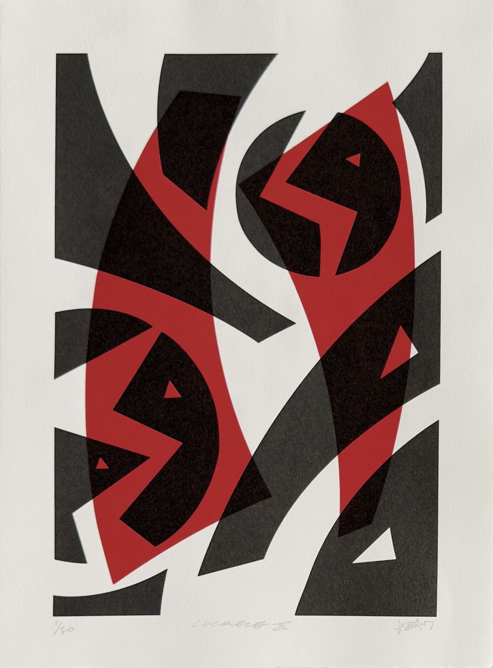 Hommage à Lucrèce (4 sérigraphies et 1 original en couverture)
