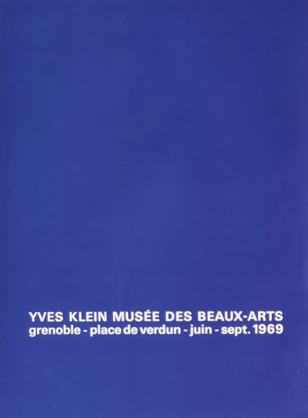Expo 69 -Musée des Beaux-Arts - Grenoble