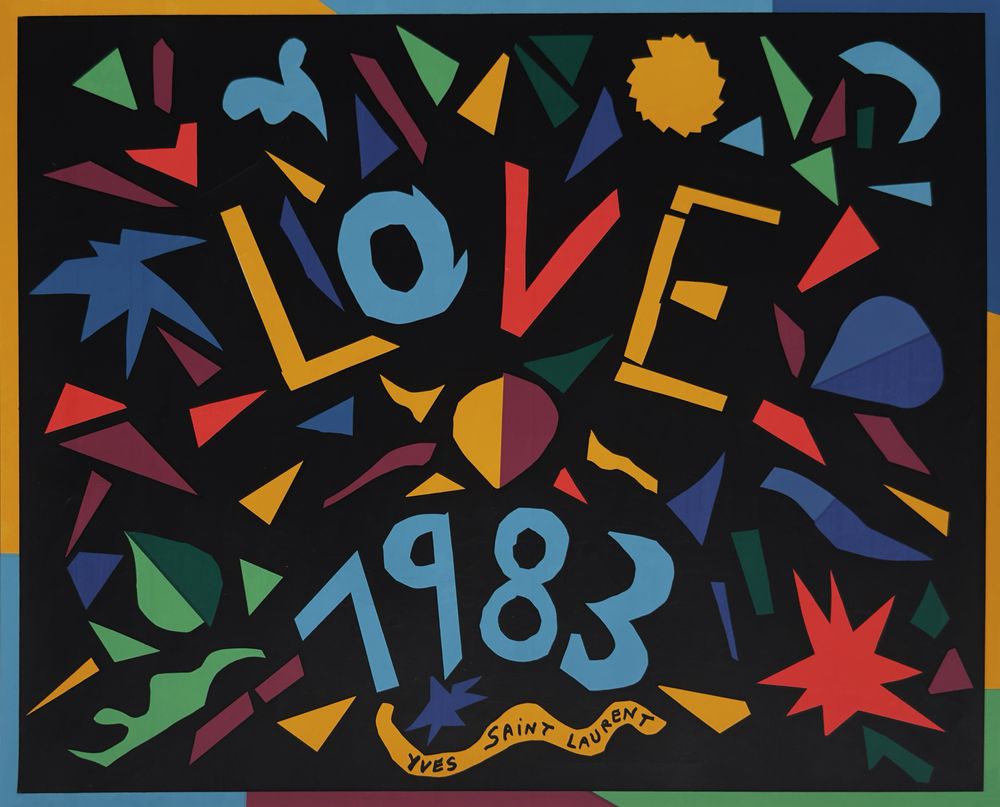 Place-des-Arts - Yves SAINT-LAURENT : Love 1983