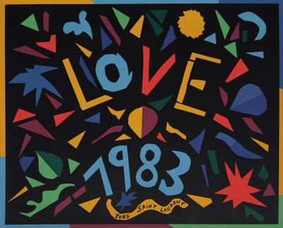 Place-des-Arts - Yves SAINT-LAURENT : Love 1983
