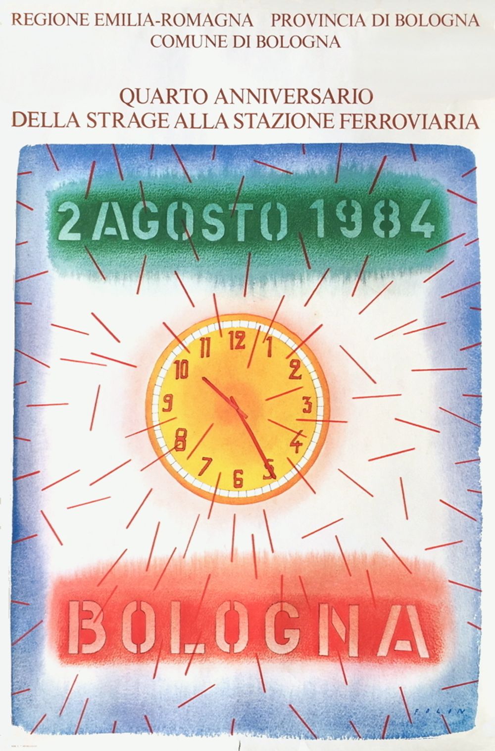 Expo 1982 - Bologna Quarto Anniversario della strage
