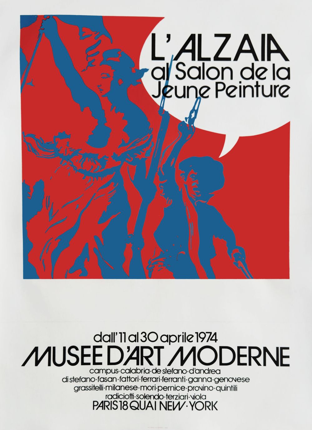 Expo 74 - L'Alzaia al Salon de la Jeune Peinture