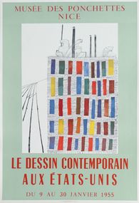Expo 55 - Musée des Ponchettes - Le dessin contemporain aux Etats-Unis