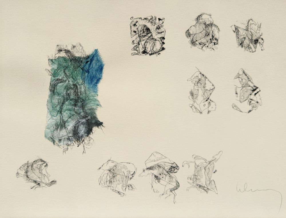 Horses (complete portfolio with 27 lithographs and etchings)