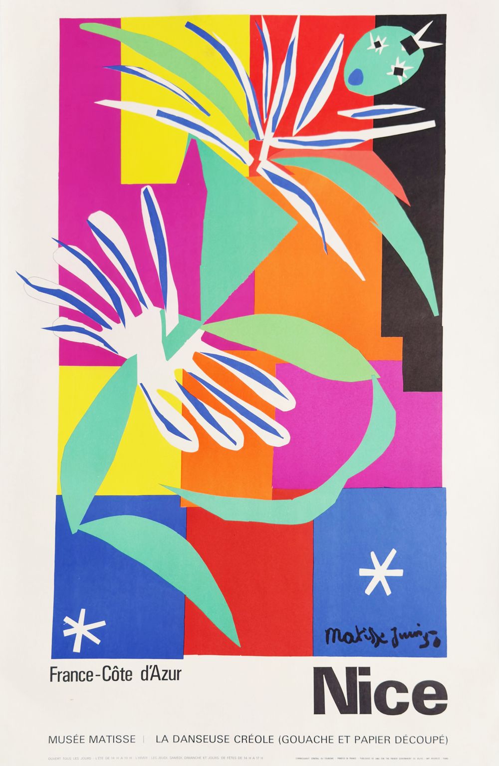 Expo 65 - Musée Matisse - Nice Côte d'Azur - danseuse créole