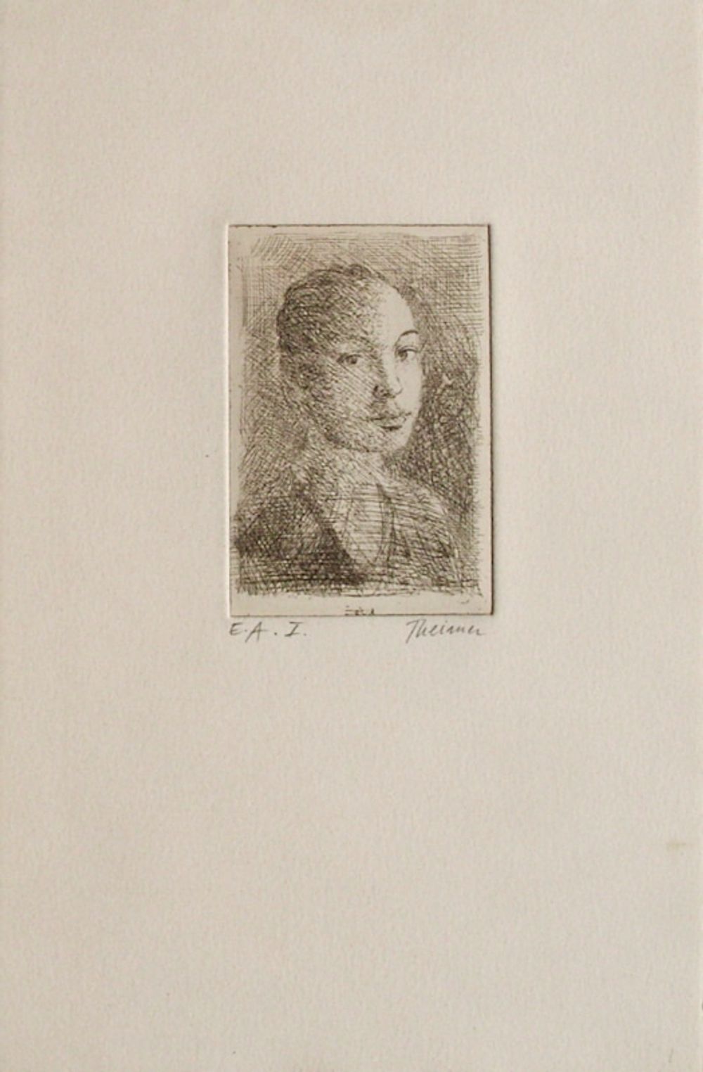 Portrait de femme (1er état)