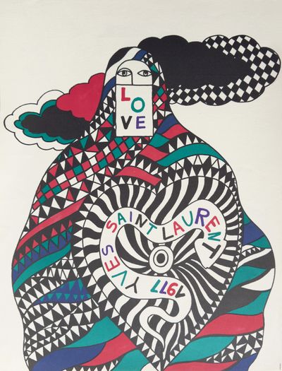 Place-des-Arts - Yves SAINT-LAURENT : Love 1977