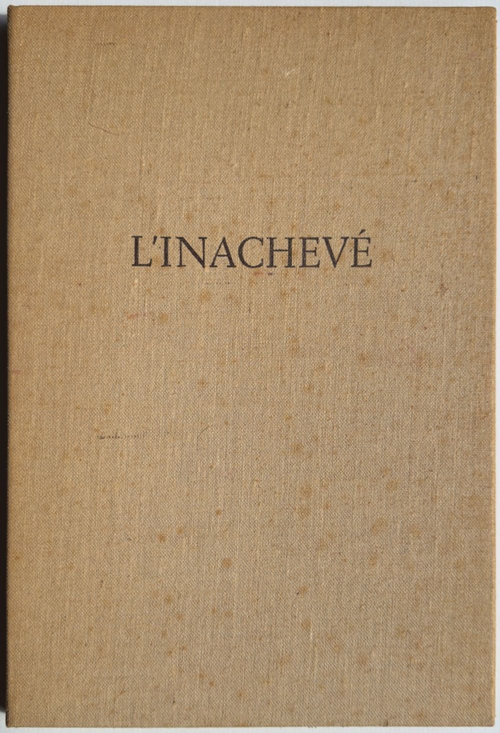 L'inachevé (8 gravures signées)