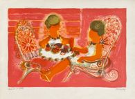 1969 - Femmes prenant le thé