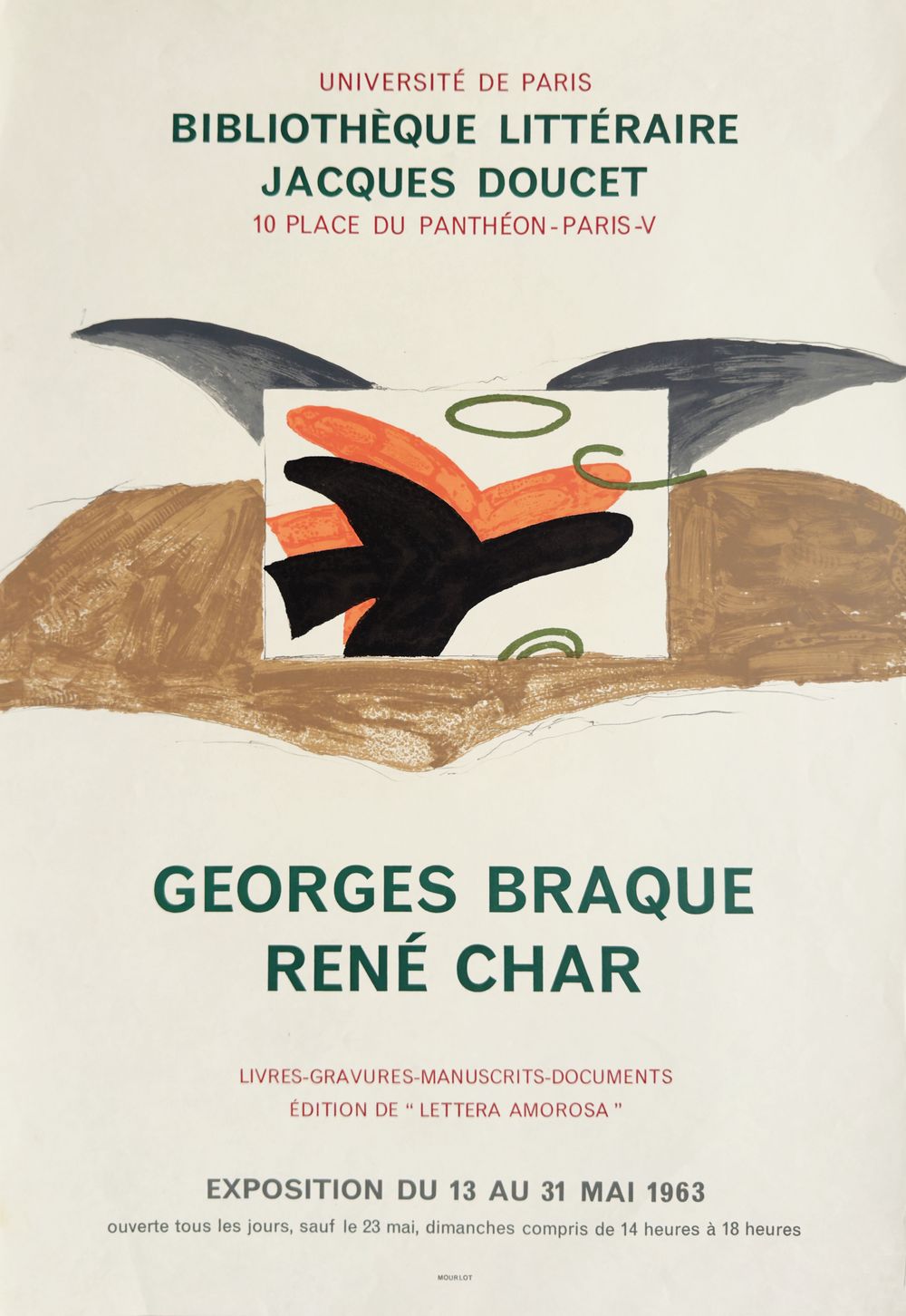 Expo 63 - Bibliothèque Littéraire Jacques Doucet - René Char