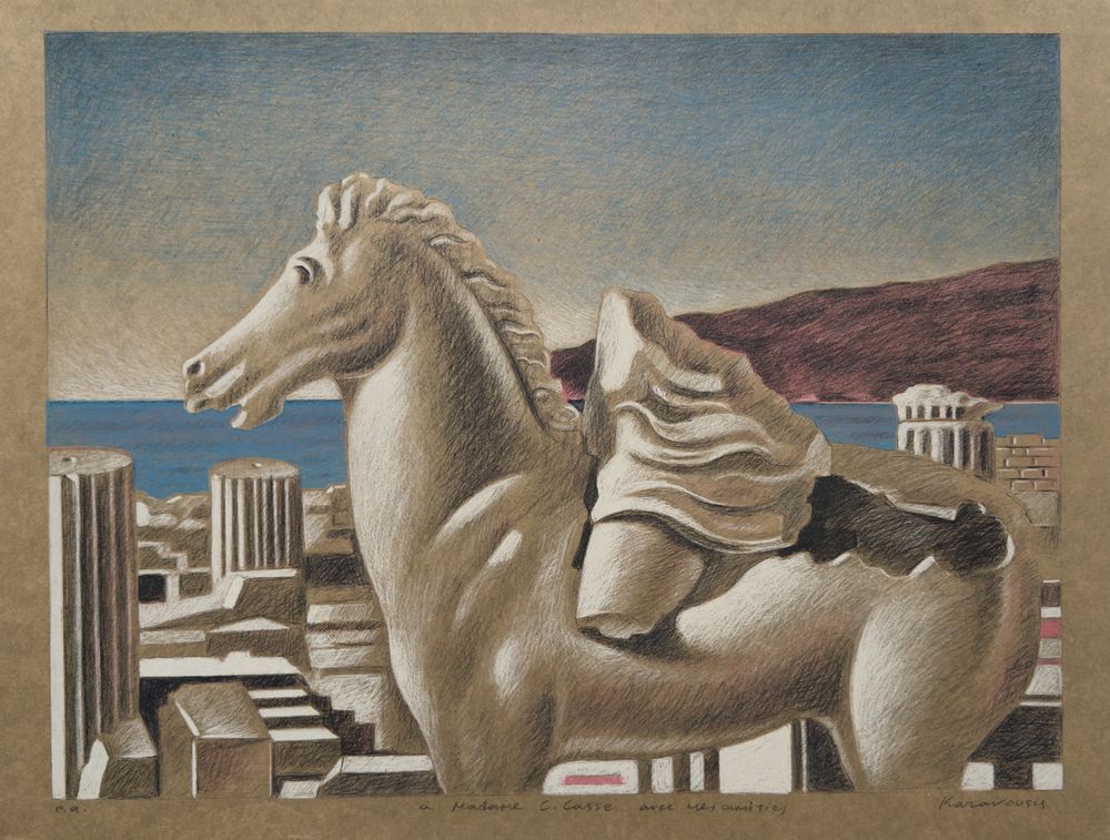 Cheval de marbre