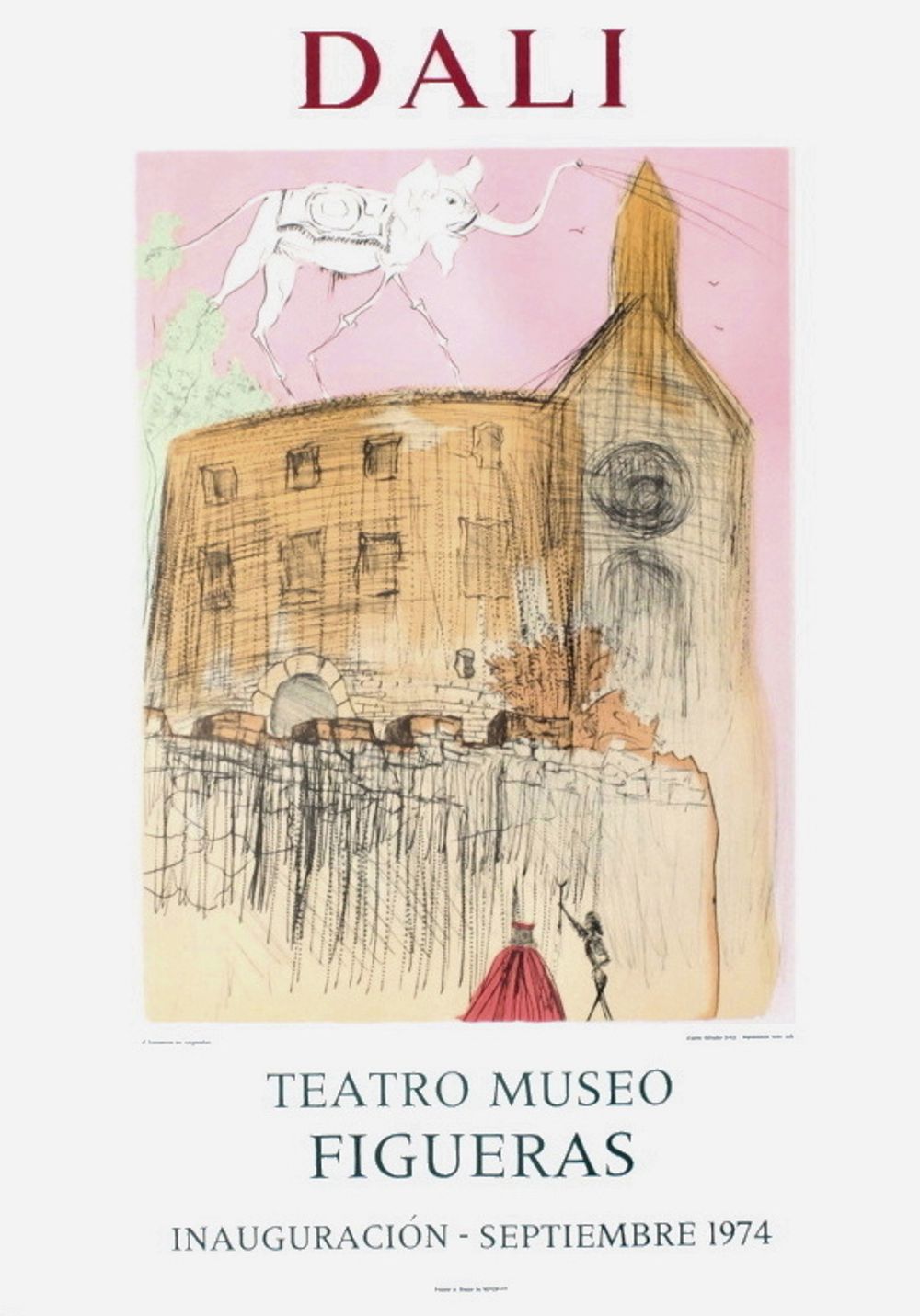 Teatro Museo Dalí ポスター Place-des-Arts - Salvador DALI : Expo 74 - Teatro Museo Figueras