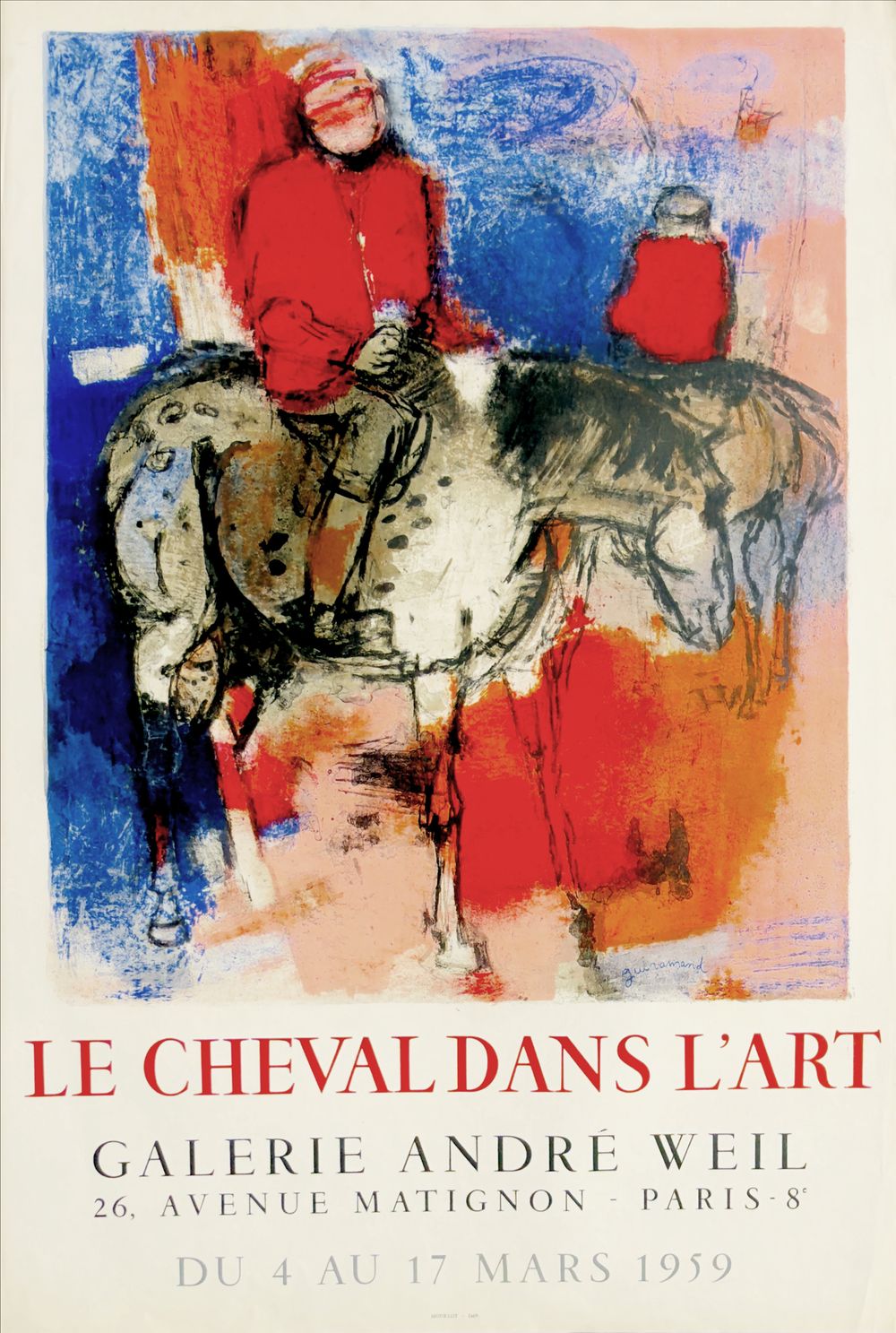Expo 59 - Galerie André Weil - Le cheval dans l'art