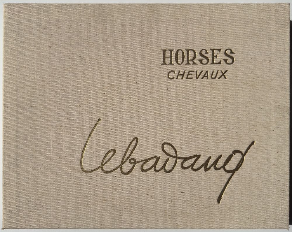 Horses (complete portfolio with 27 lithographs and etchings)