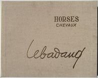 Horses (complete portfolio with 27 lithographs and etchings)