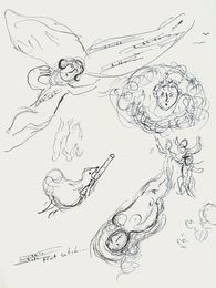 Plafond de l'Opéra : La Flûte enchantée