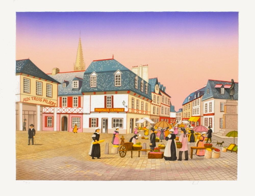 Bretagne - Pontivy - Place du Martray