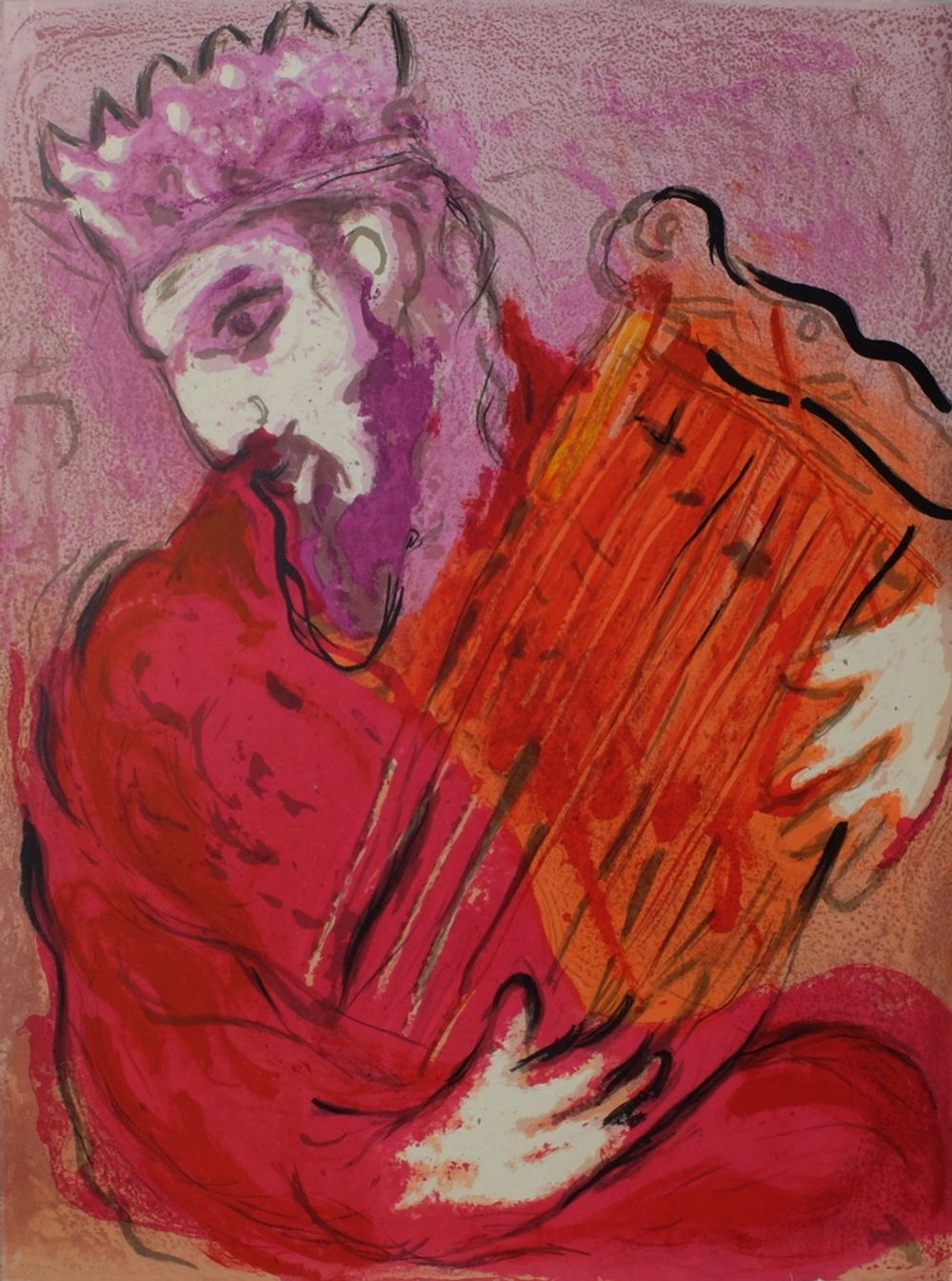 Bible - David à la Harpe