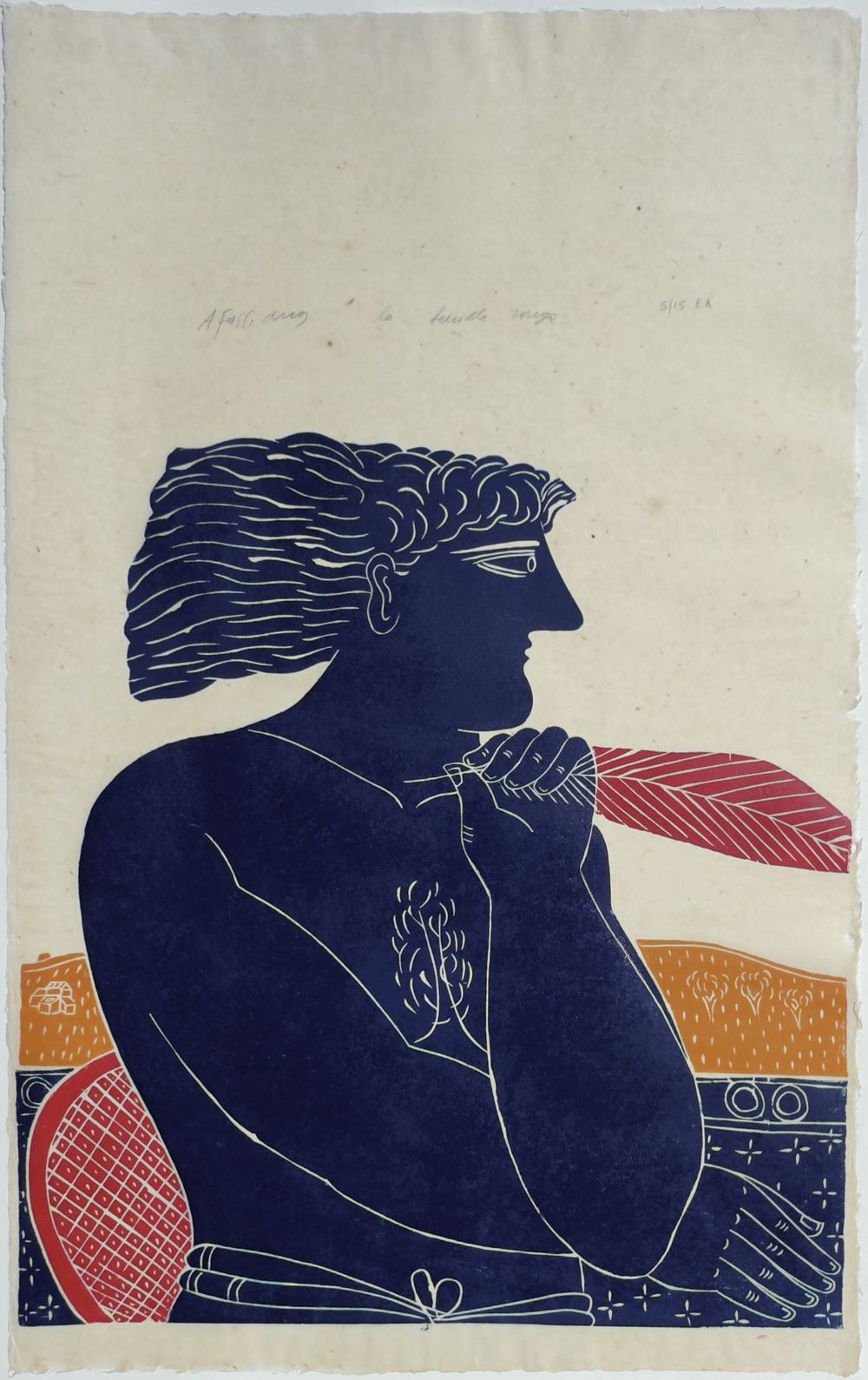 La feuille rouge