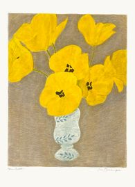 Tulipes jaunes au vase de Sèvres V