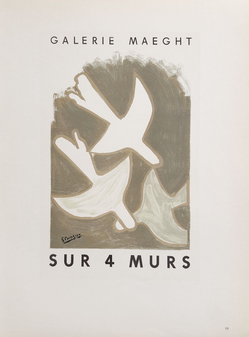 AF 1956 - Galerie Maeght Sur 4 Murs