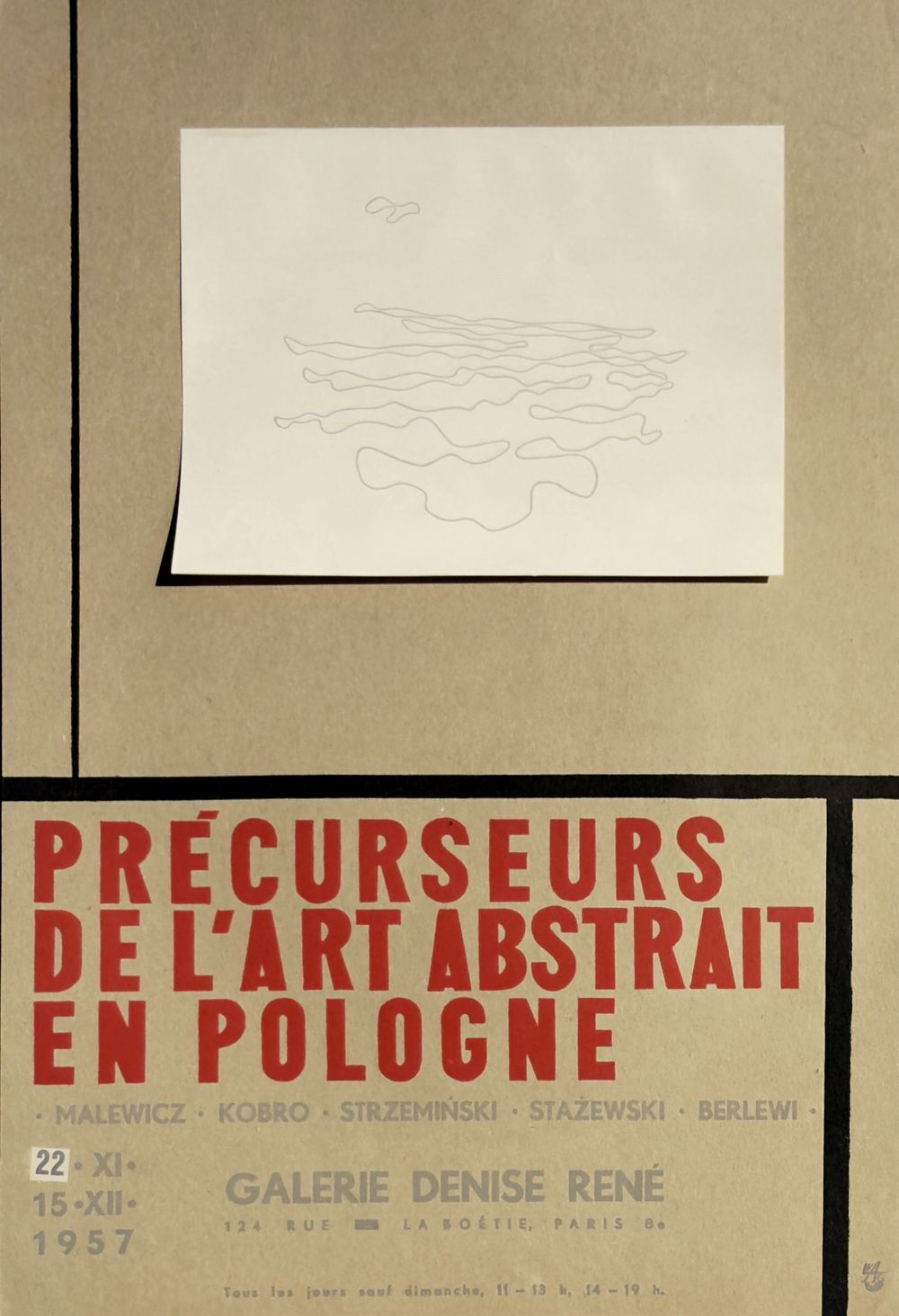 Expo 57 - Galerie Denise René - Précurseurs de l'art abstrait en Pologne