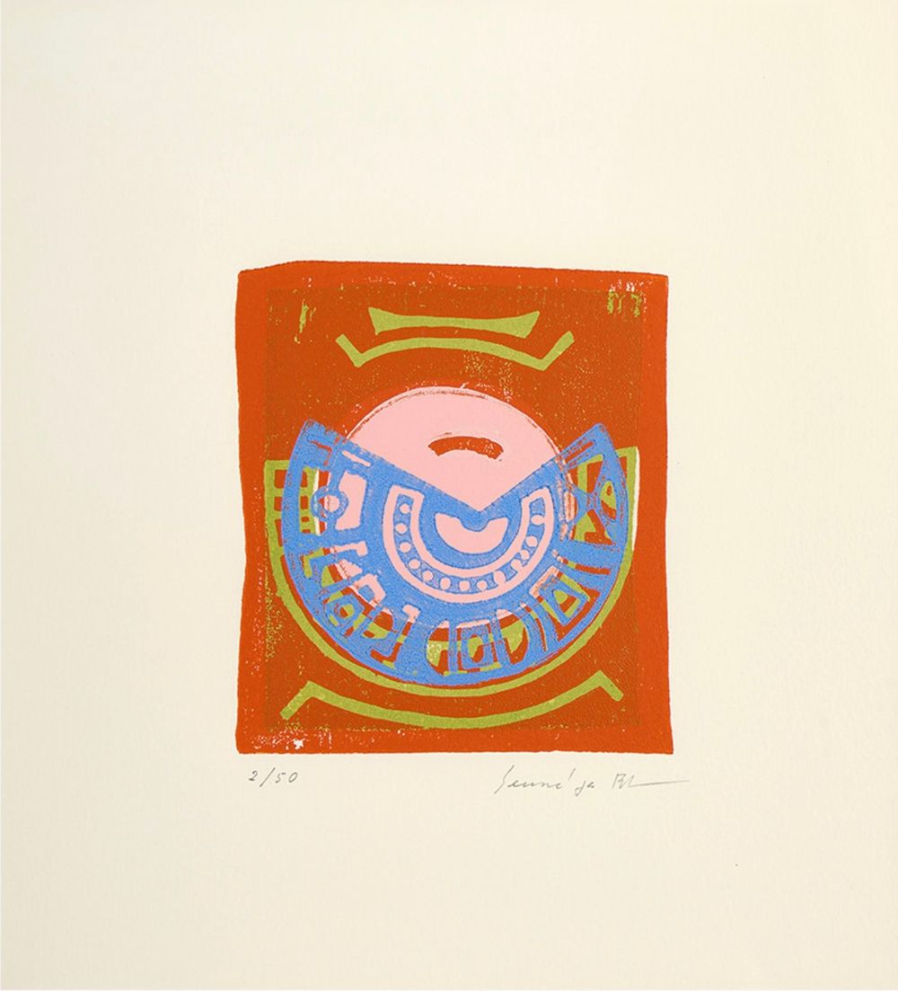 Les quatre saisons et moi (Gouache with 6 signed etchings)