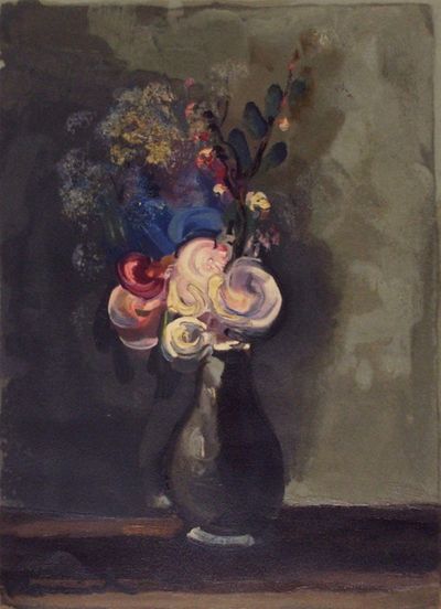 Maurice DE VLAMINCK : Bouquet de fleurs - Place-des-Arts