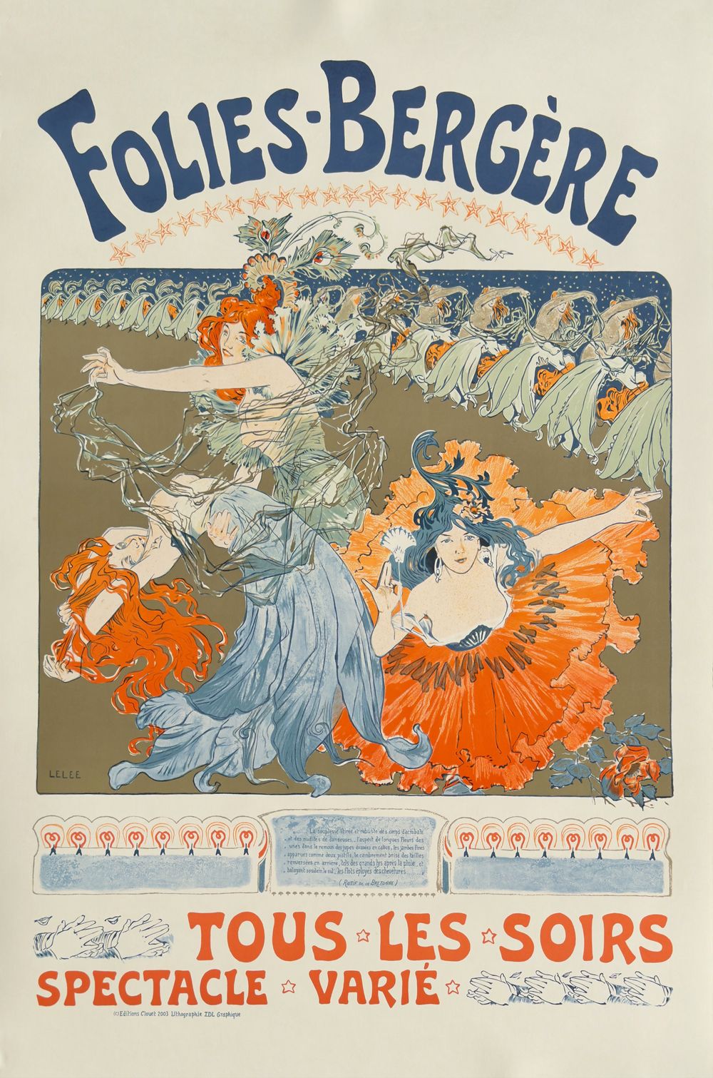 Folies Bergères d'après Léo Lelée