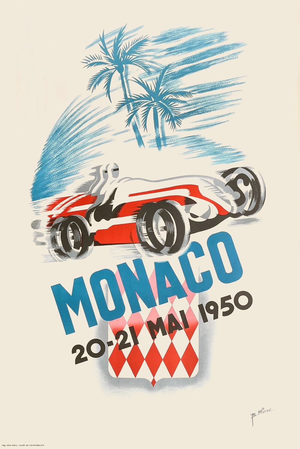 Monaco 1950 Grand Prix automobile par Bernard Minne