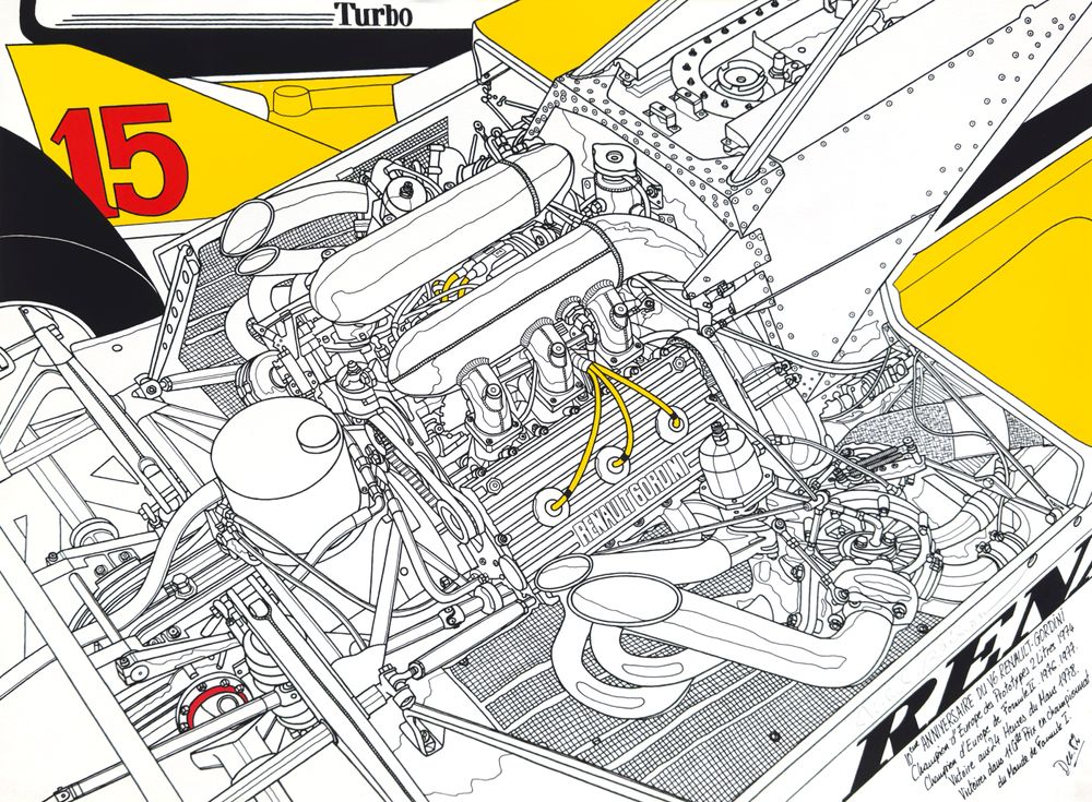 Moteur Renault Gordini F1