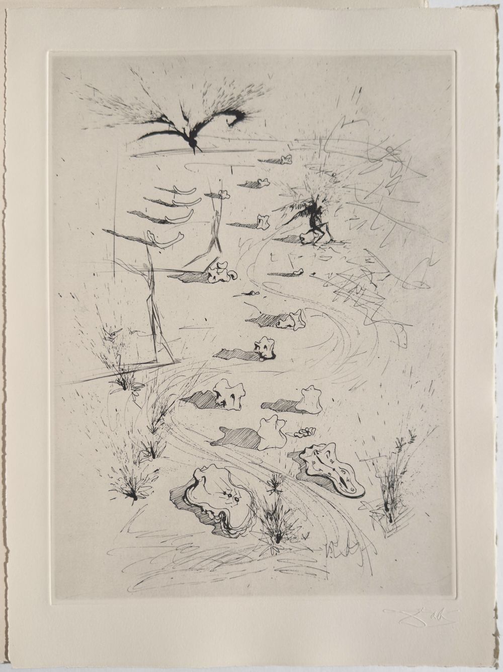 Poèmes secrets d'Apollinaire (with suite of 10 on Arches)