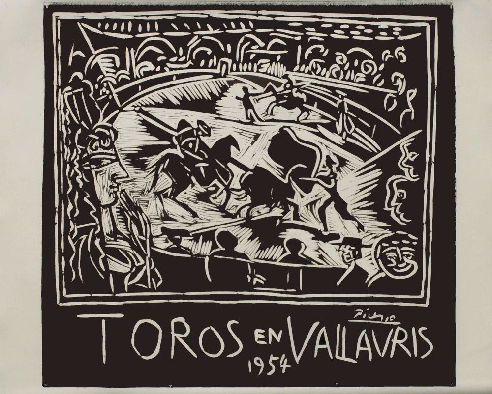 Expo 54 - Toros en Vallauris 1954