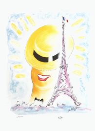 Maurice Chevalier à la Tour Eiffel II