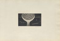 Grapes and knife