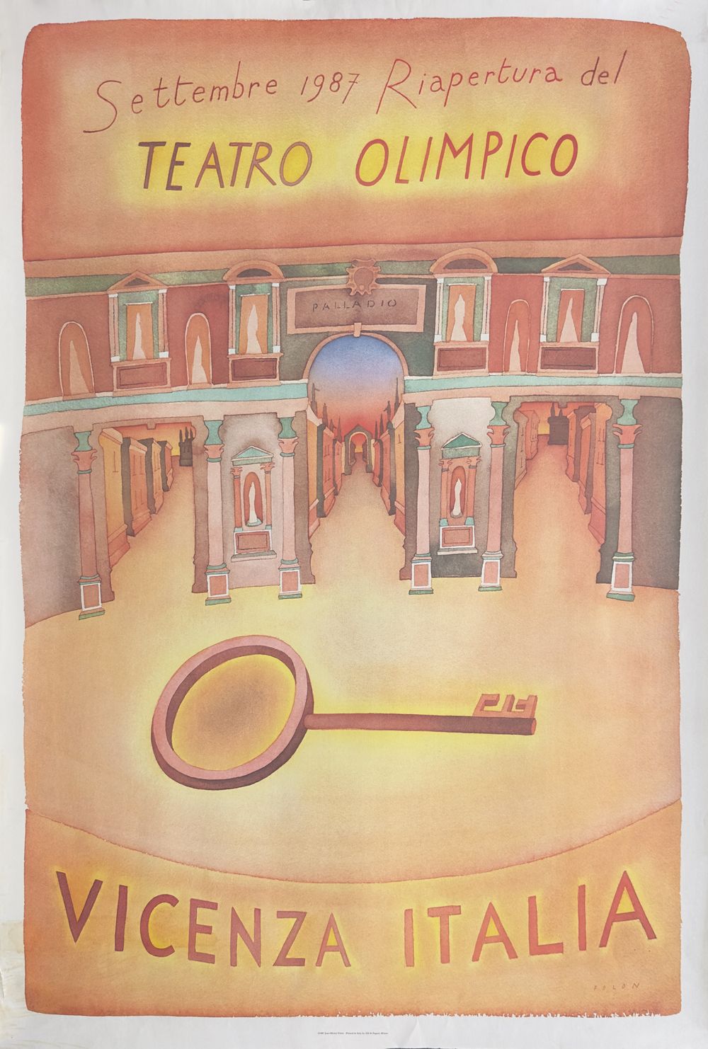 Expo 1987 - Riapertura del Teatro Olimpico - Vicenza