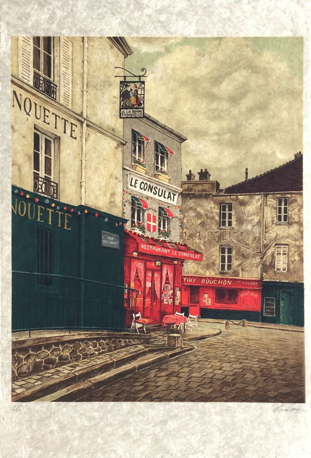 Rue des Saules à Montmartre