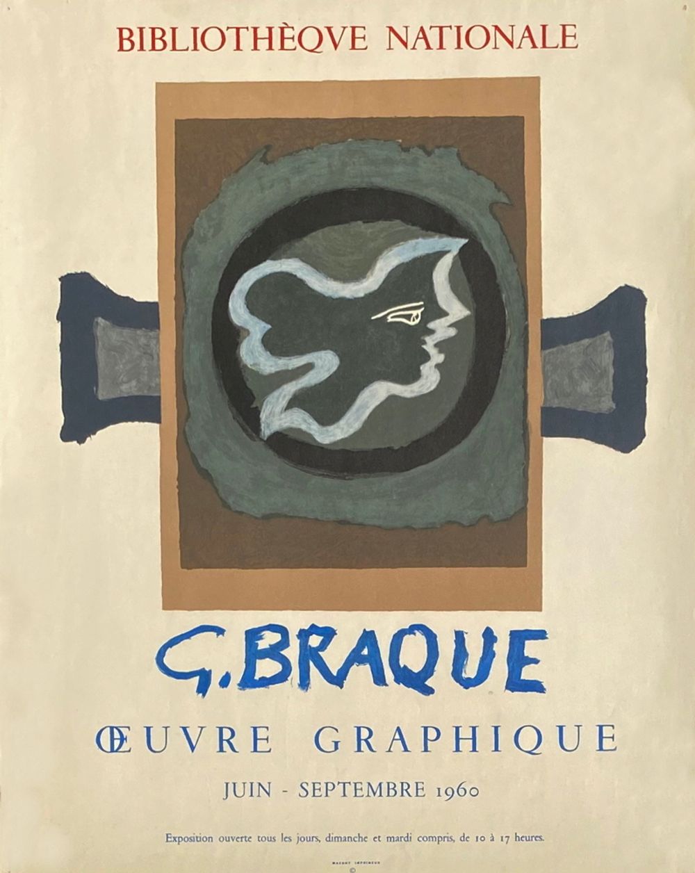 Expo 60 - Bibliothèque Nationale - Oeuvre graphique