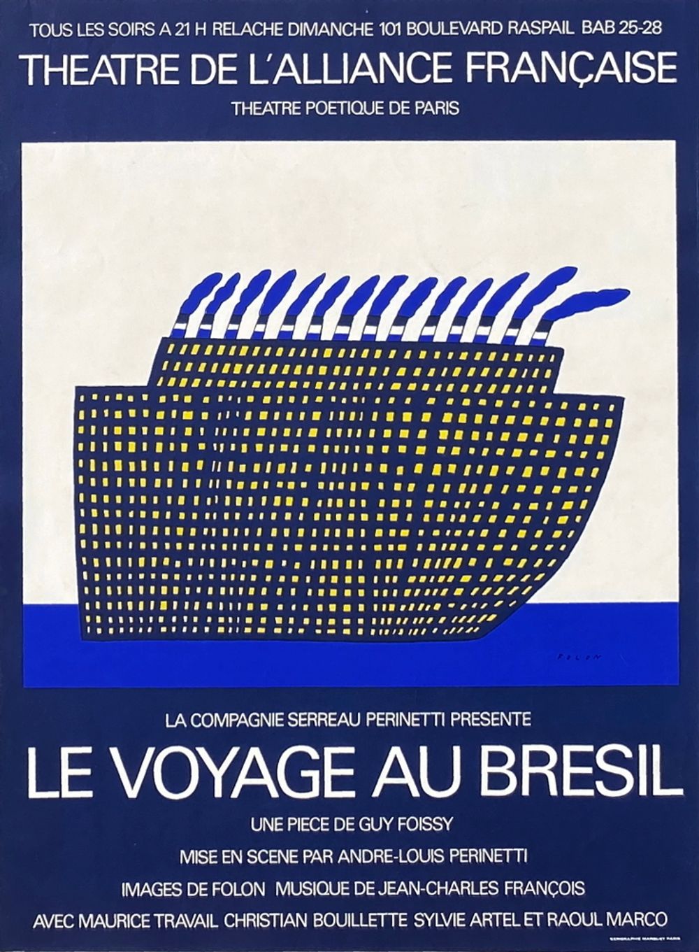 Théatre de l'Alliance Française - Le Voyage au Brésil