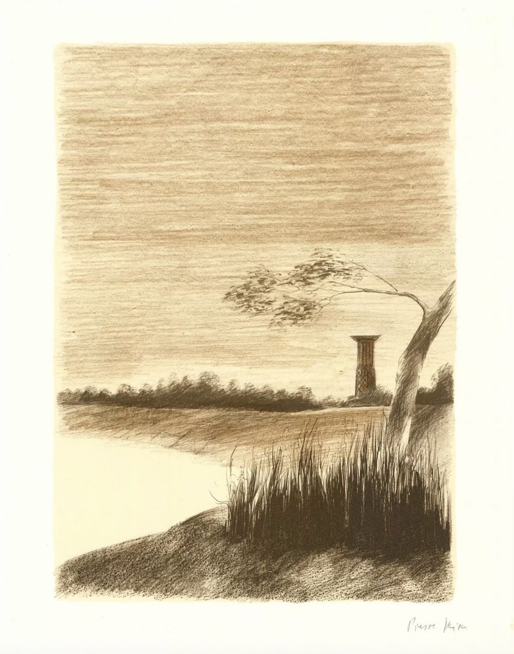 Un Barrage avec chateau d'eau