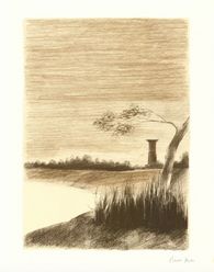 Un Barrage avec chateau d'eau