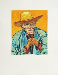 Portrait de Patience Escalier d'après Vincent van Gogh