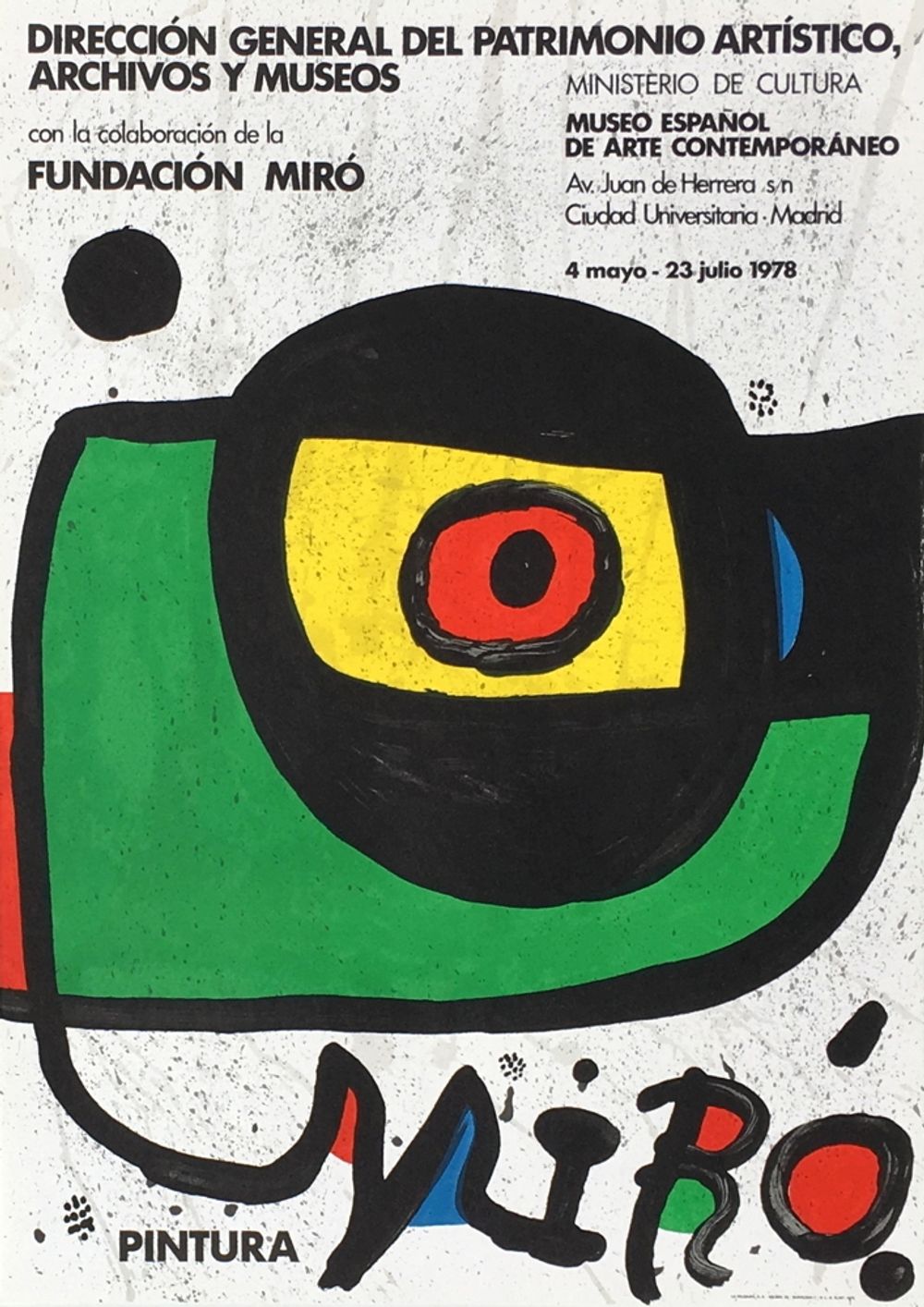 Expo 78 - Miro Pintura Madrid