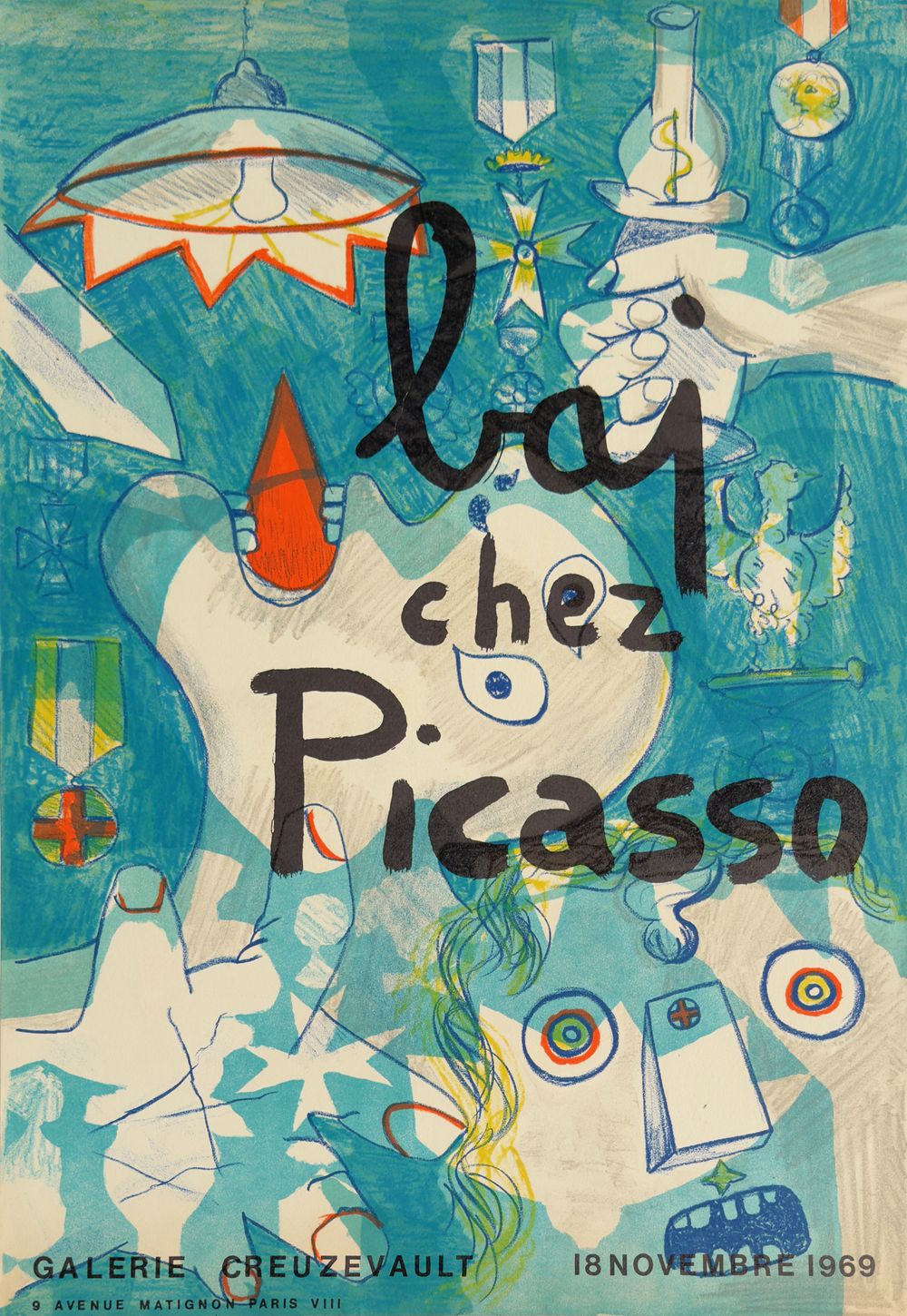 Expo 69 - Galerie Creuzevault - Baj chez Picasso