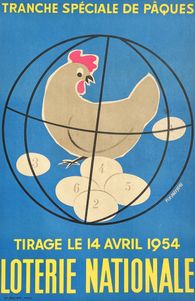 Loterie Nationale - Tirage le 14 avril 1954