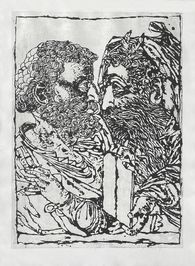 Moïse et Saint Pierre d'après Jean Duvet