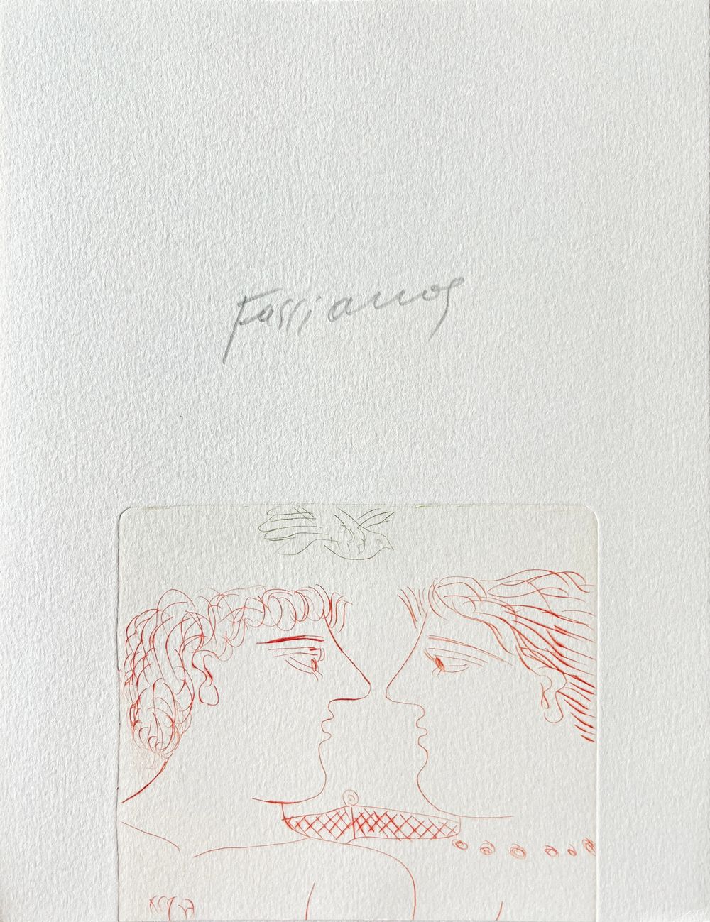 Anges des miroirs - 5 etchings signed