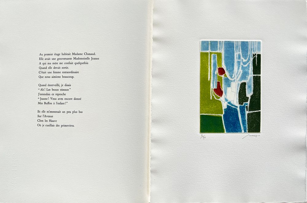 Hier - 1 pastel et 7 gravures signés 