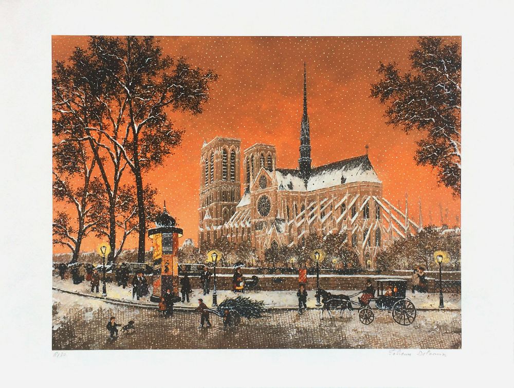 Paris - Notre Dame sous la neige